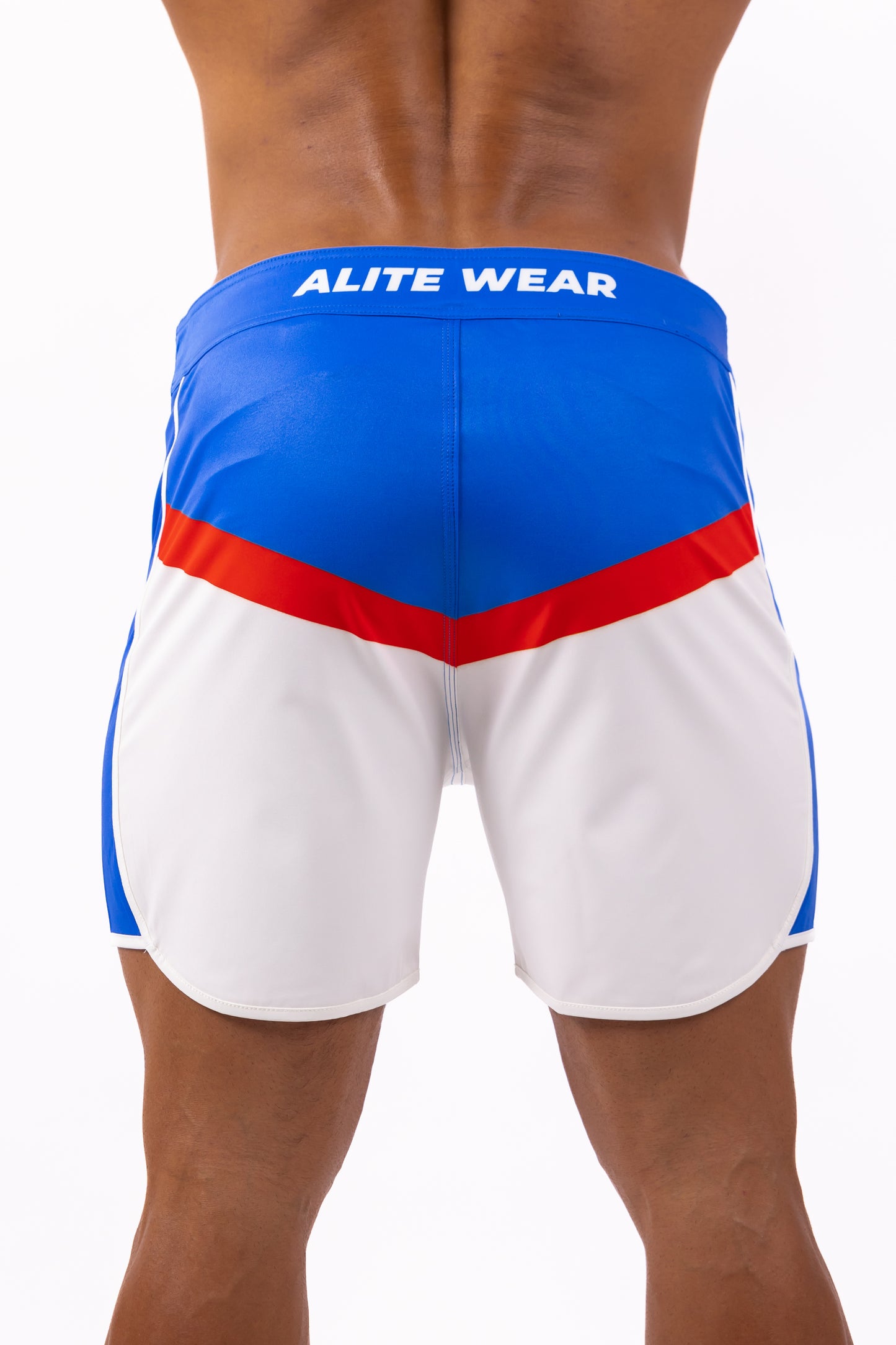 Blue, Red & White Men's Shorts - Board Shorts For Men – ALITE WEAR
