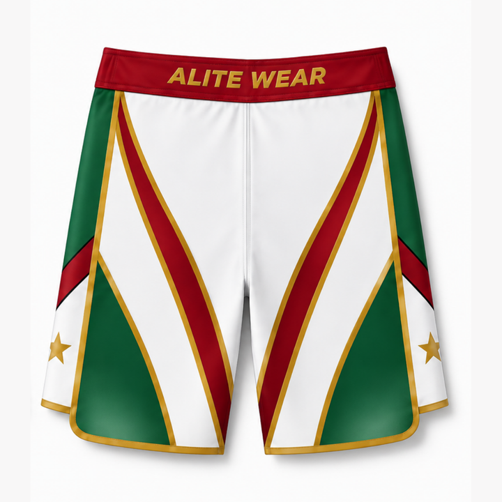 DYNASTY competition board shorts front view | ALITE WEAR