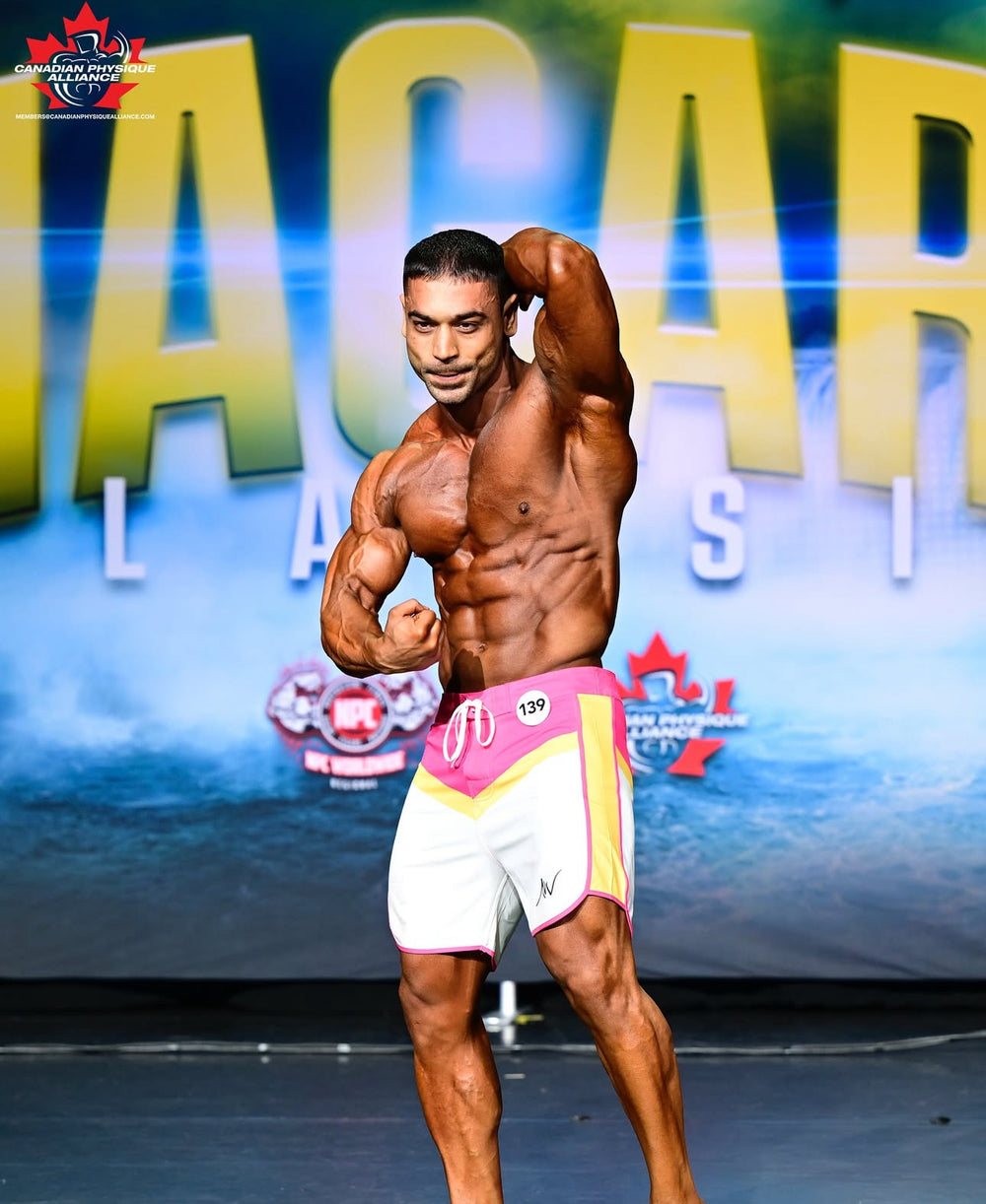 Pink Podium Men's Physique Board Shorts | ALITE WEAR