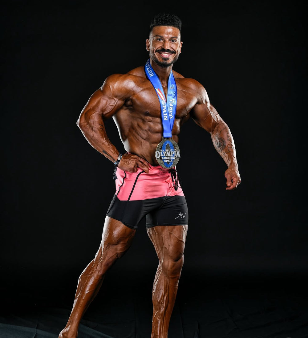 Tropical Pink Men's Physique Board Shorts | ALITE WEAR