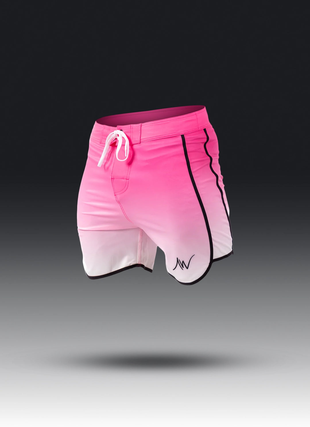 MamoLÝFT COLOR GRADATION STAGE SHORTS Pink Ombre Men's Physique Board Shorts: Style & Comfort