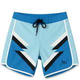Sky Blue Men's Physique Board Shorts | ALITE WEAR