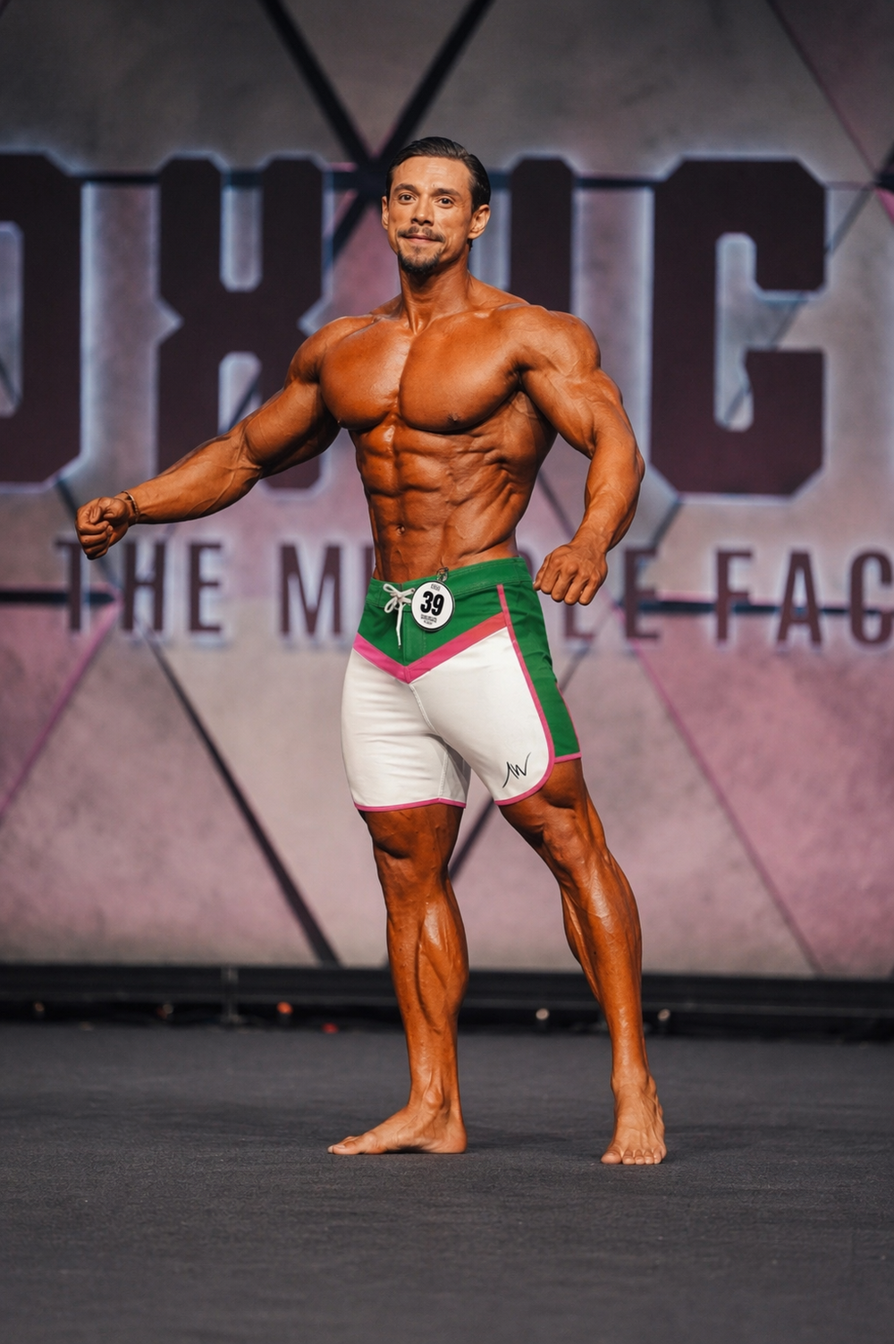 Green Berry Men's Physique Board Shorts | ALITE WEAR