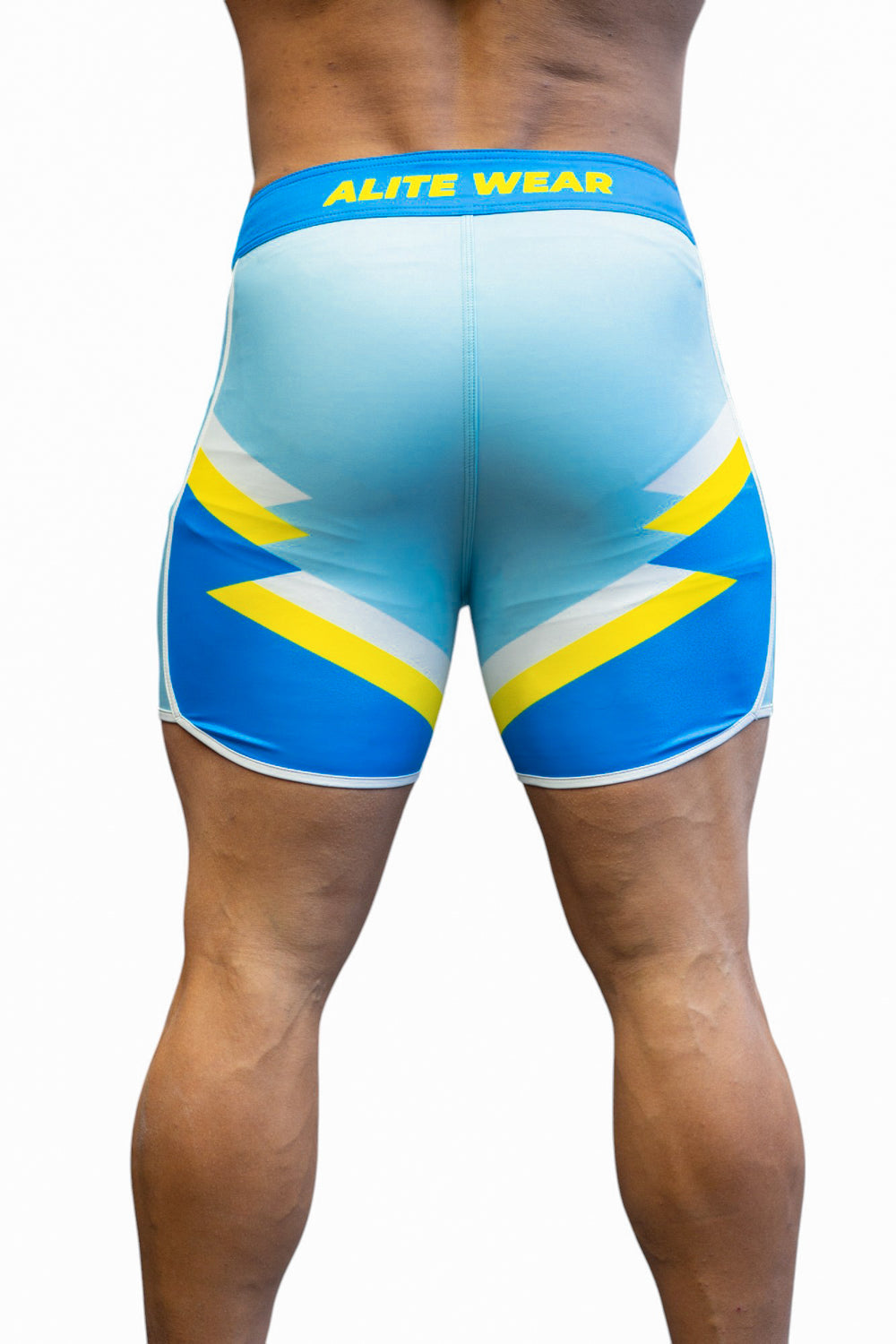 Polish Blue IFBB NPC competition board shorts | ALITE WEAR
