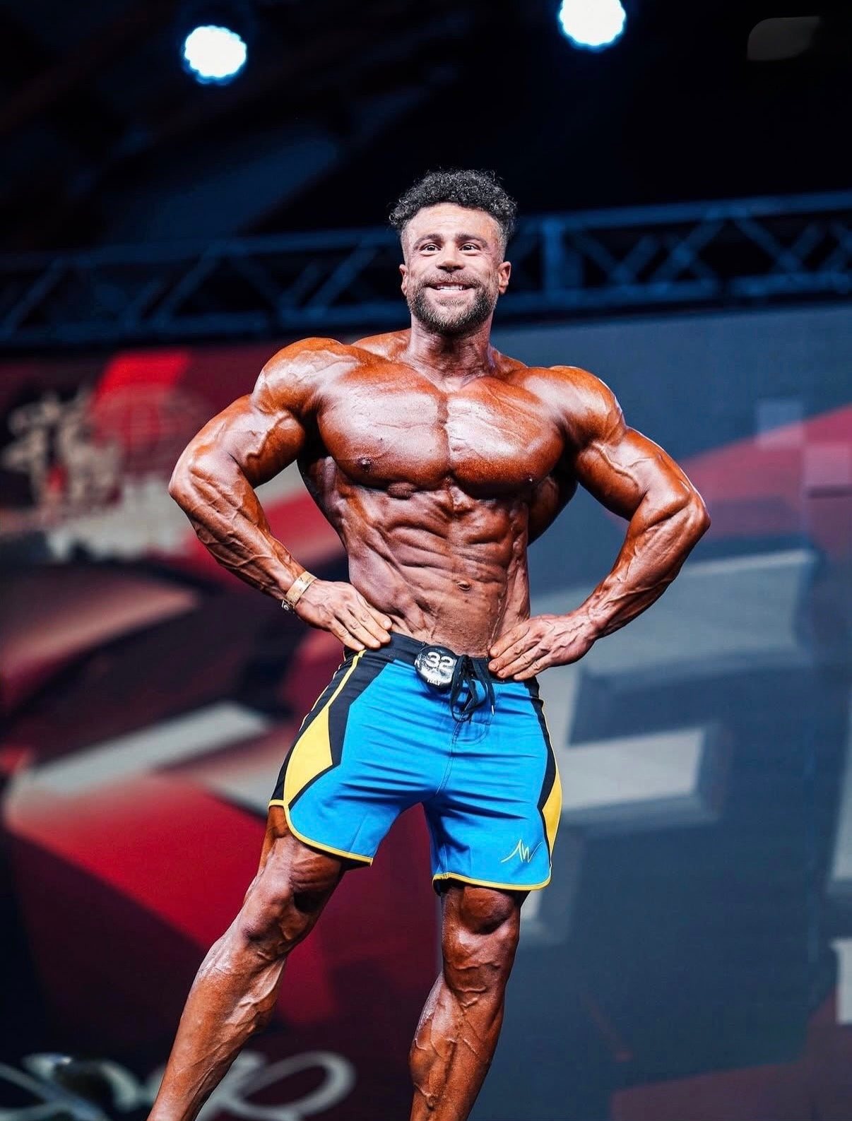 Men's Physique Board Shorts | IFBB Competition Shorts | ALITE WEAR