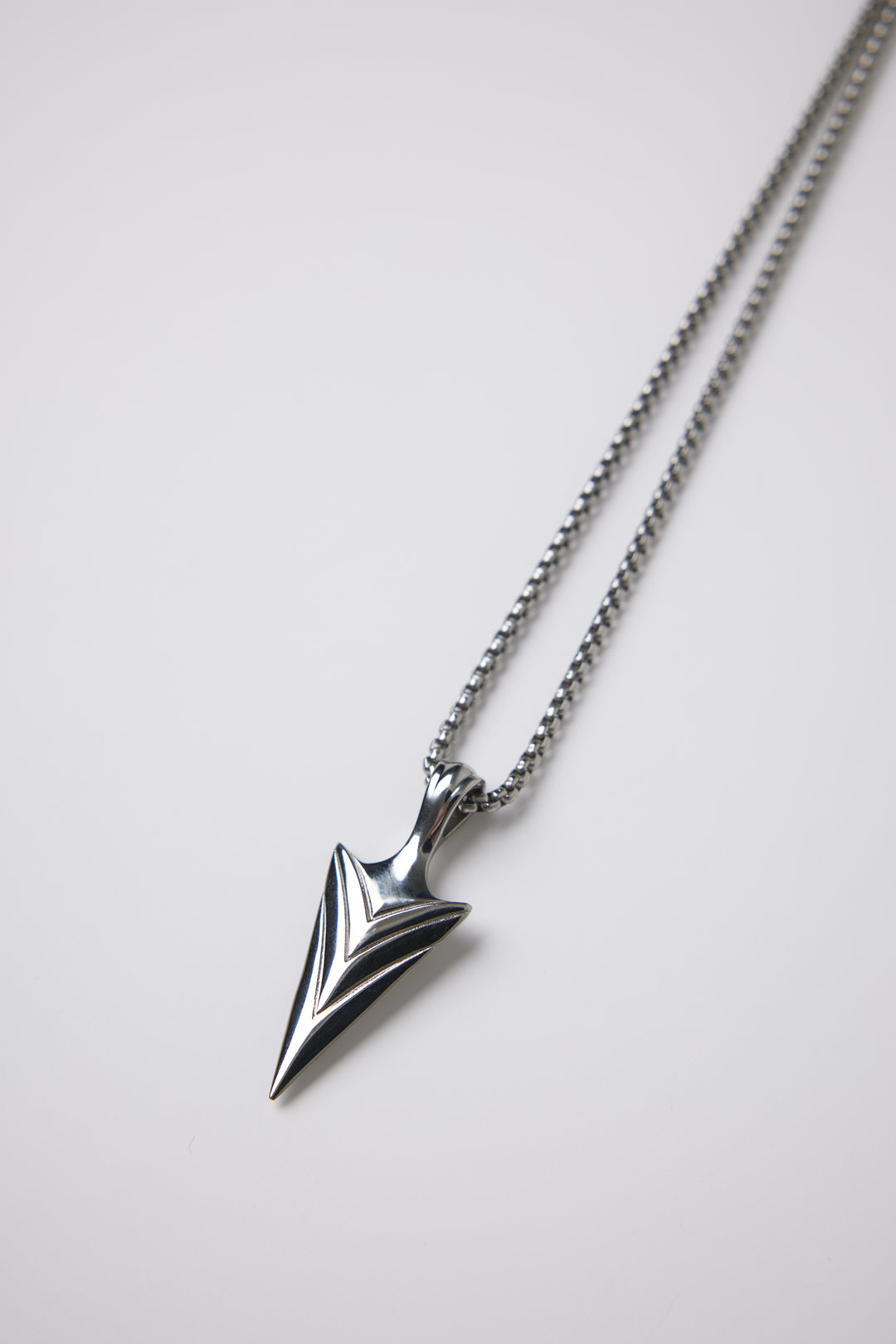 ALITE WEAR FORCE silver pendant necklace on a rope chain in 316L stainless steel - view 3