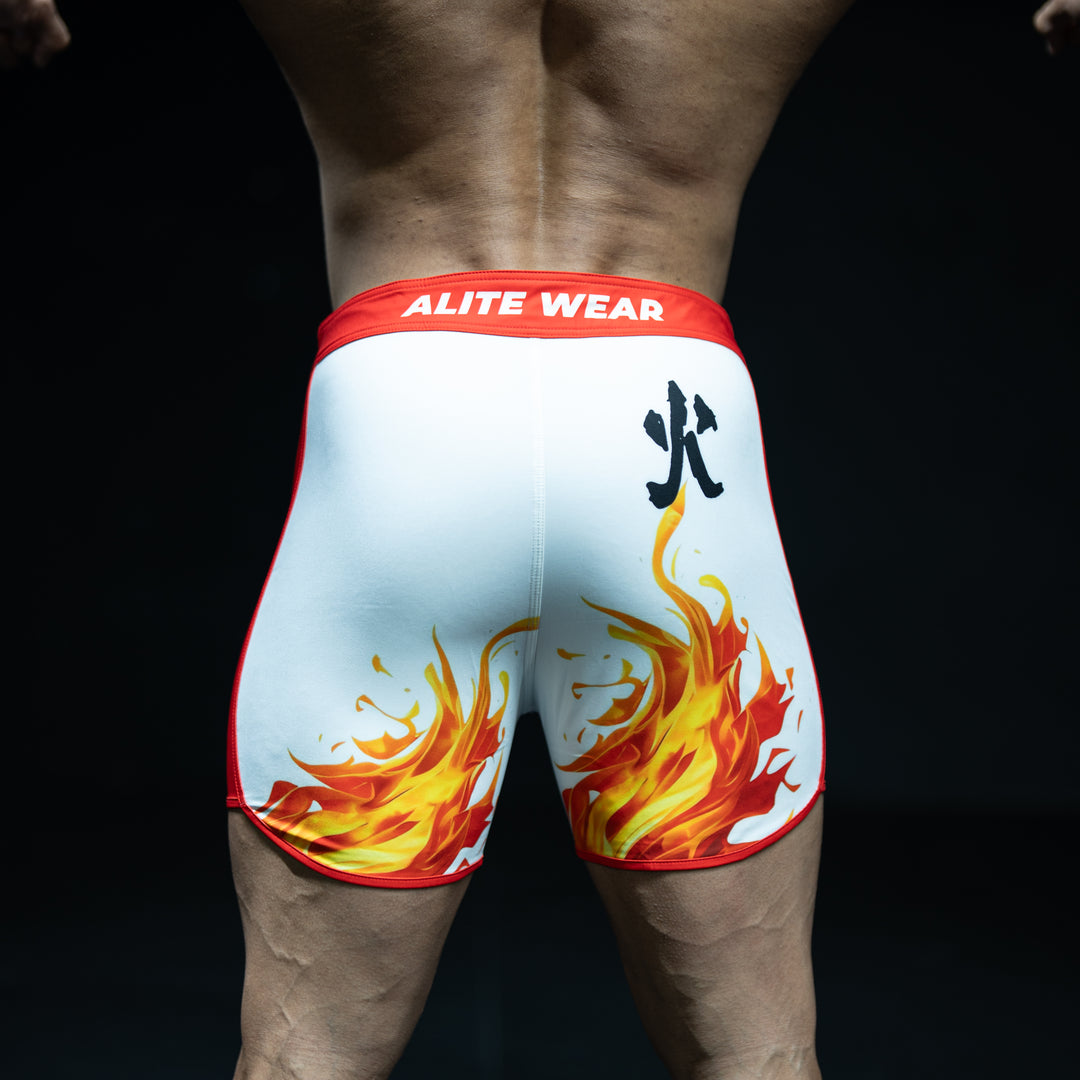 Rear view of Homura white and red Men&