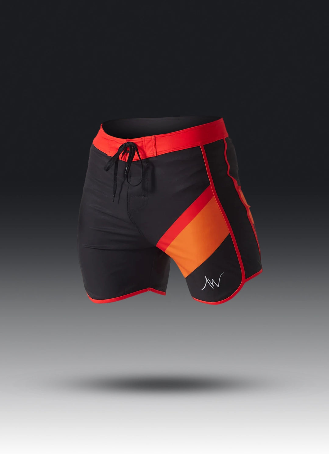 Orange & Black Men's Physique Board Shorts - Stand Out in Style Orange & Black Men's Physique Board Shorts - Stand Out in Style