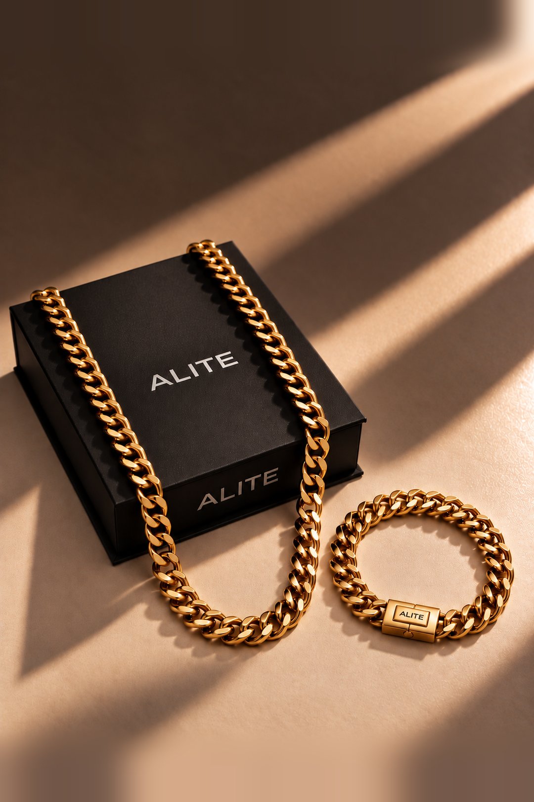 GOLD SET - Elite Chain + Empire Bracelet