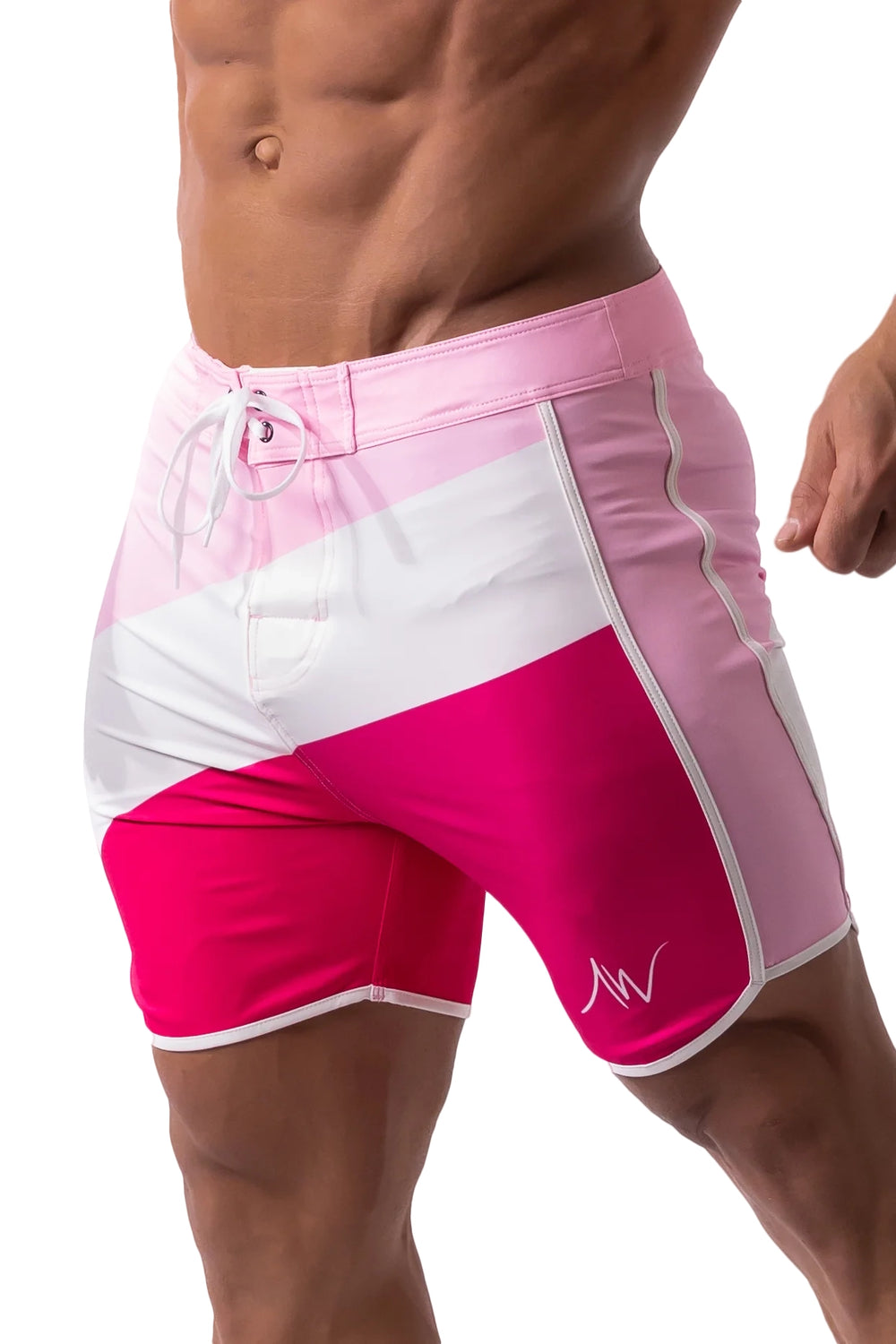 Berry Blast competition board shorts front view | ALITE WEAR