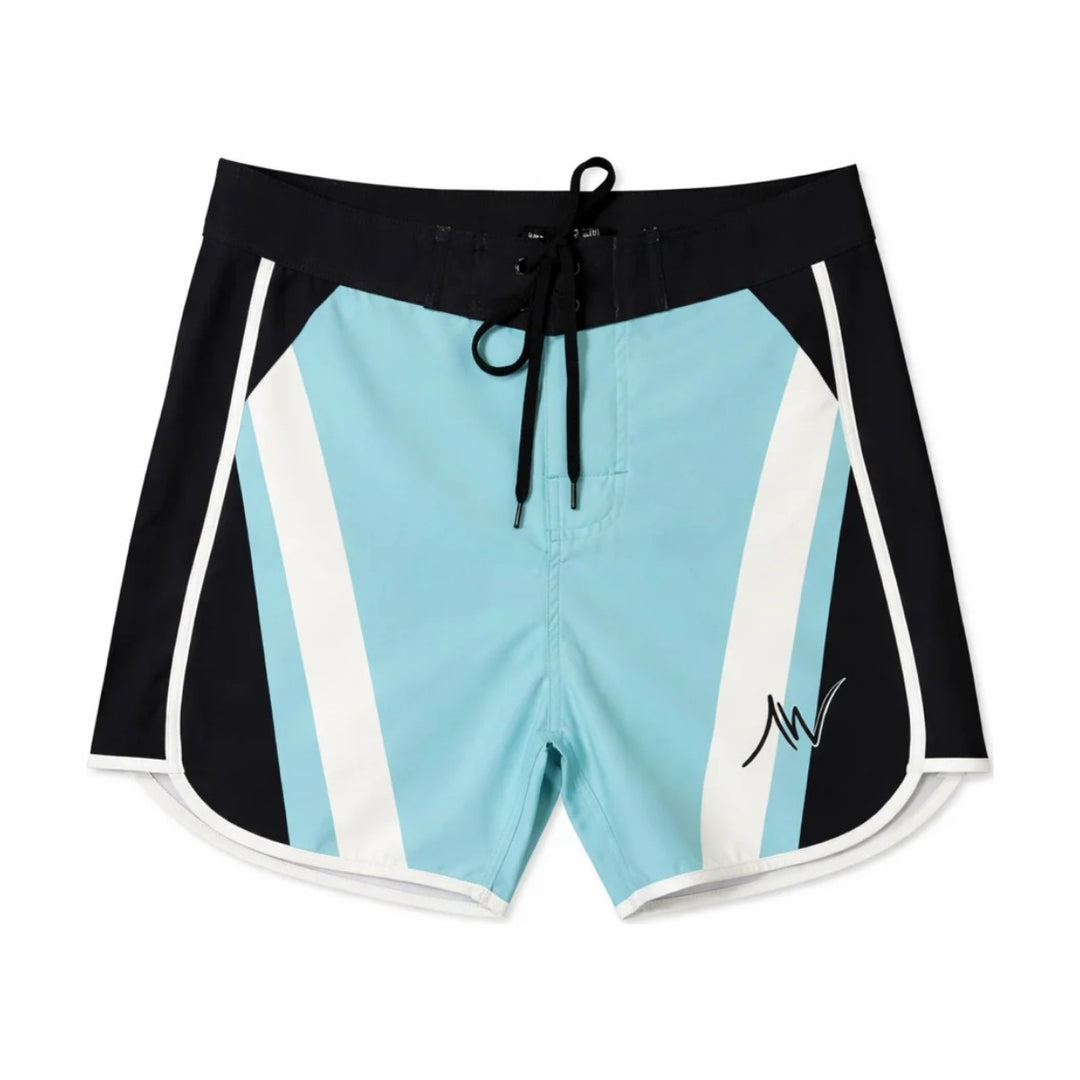 ALITE WEAR GLACIER men's physique board shorts, front view