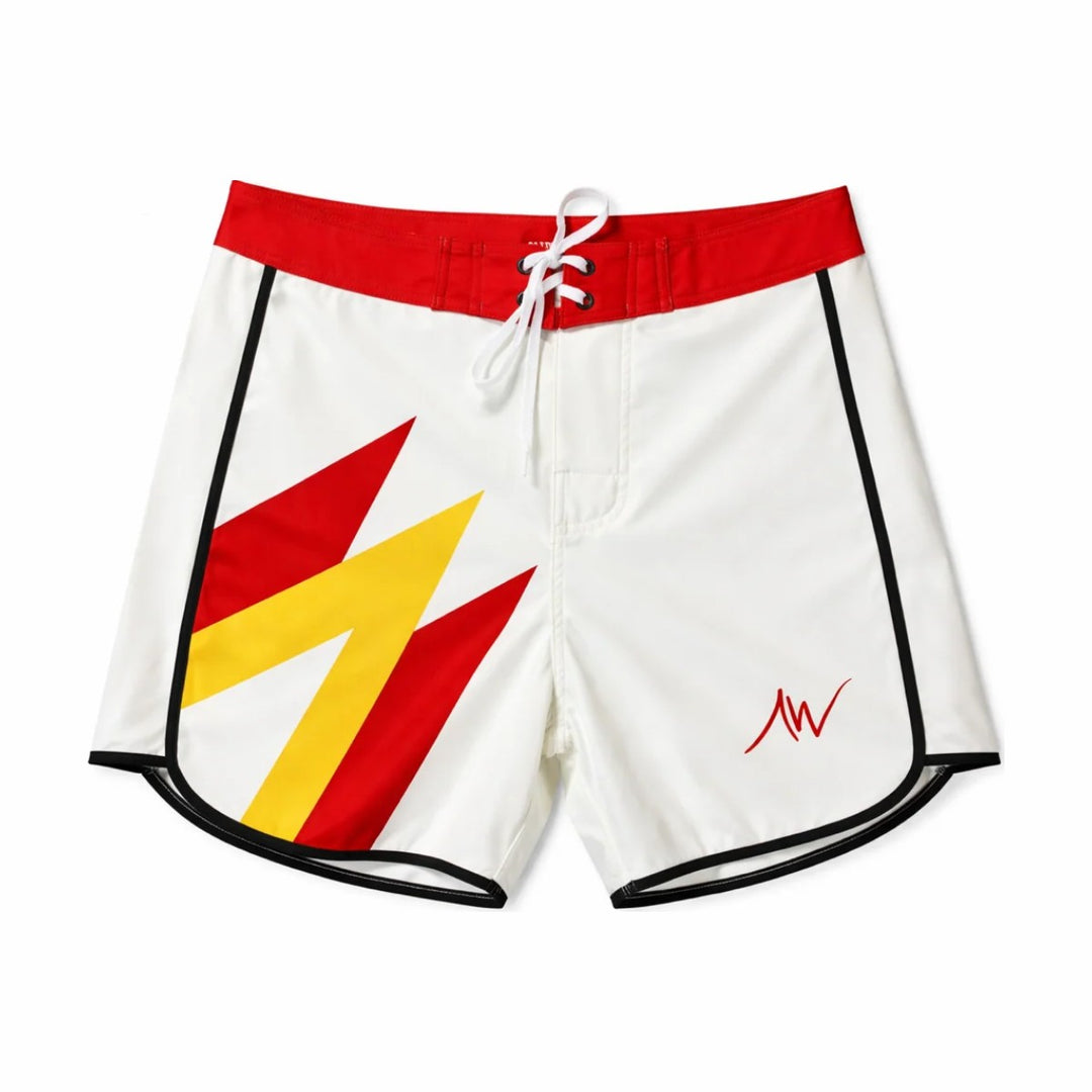 ALITE WEAR IGNITION men's physique board shorts, front view